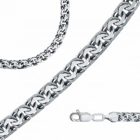 Серебряный браслет плетение Бисмарк Высоковы 585 ББГР 45 ББГР 45 фото